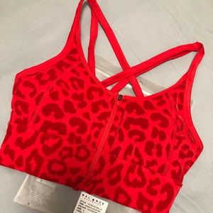 Balance Athletica Kingdom Revive Bra Red Panther